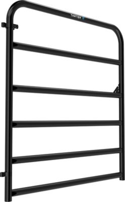 Image showing  4 ft. x 50 in. 6-Bar Economy Tube Gate, 1-3/4 in. Tube, Black