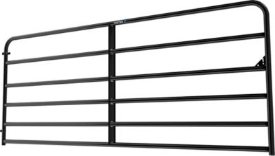 Image showing  10 ft. x 50 in. 6-Bar Economy Tube Gate, 1-3/4 in. Tube, Black