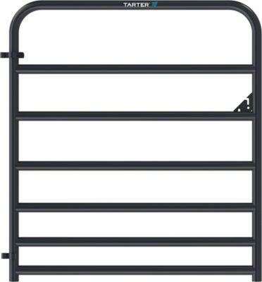 Tarter 4 ft. 7-Bar Heavy-Duty Standard Bull Gate, Blue