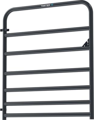 Image showing  4 ft. x 50 in. 7-Bar Heavy-Duty Standard Bull Gate, 1-3/4 in. Tube, Blue