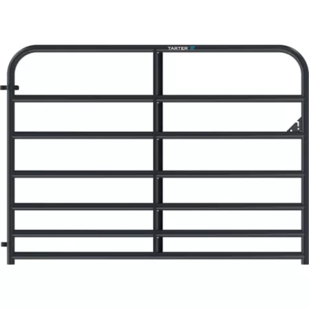 Tarter 6 ft x 50 in Heavy Duty 7 Bar Standard Bull Fence Blue Farm Gates