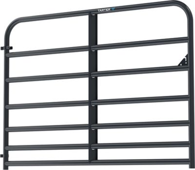 Image showing  6 ft. x 50 in. 7-Bar Heavy-Duty Standard Bull Gate, Blue