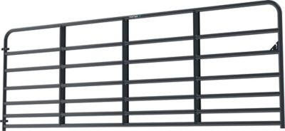 Image showing  12 ft. x 50 in. 7-Bar Heavy-Duty Standard Bull Gate, 1-3/4 in. Tube, Blue