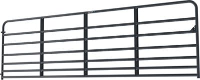 Image showing  14 ft. x 50 in. 7-Bar Heavy-Duty Standard Bull Gate, 1-3/4 in. Tube, Blue