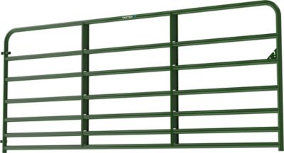 Image showing  10 ft. x 50 in. 7-Bar Heavy-Duty Standard Bull Gate, 53 lb., Green