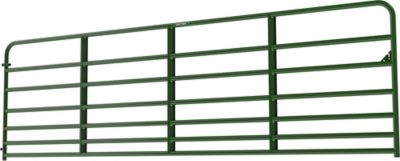 Image showing  14 ft. x 50 in. 7-Bar Heavy-Duty Standard Bull Gate, Green