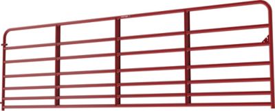 Image showing  14 ft. x 50 in. 7-Bar Heavy-Duty Standard Bull Gate, Red