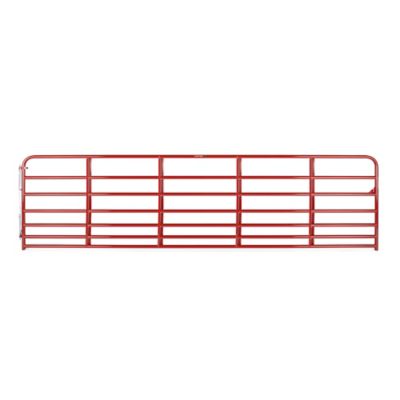 Tarter 16 ft. x 50 in. 7-Bar Heavy-Duty Standard Bull Gate, 81 lb., Red