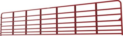 Image showing  20 ft. x 50 in. 7-Bar Heavy-Duty Standard Bull Steelmax Stock Gate, Red