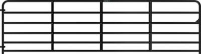 Tarter 16 ft. 6-Bar Extra Heavy-Duty Bull Gate, 2 in. Tube, Black
