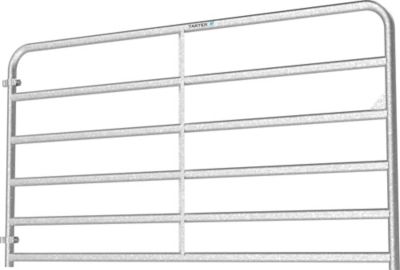 Image showing  8 ft. long, 2 in. 6-Bar Extra Heavy-Duty Galvanized Bull Gate