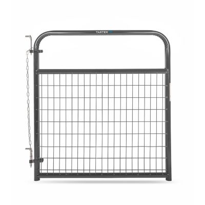 Image showing  4 ft. x 50 in. Wire Filled Gate, 2 in. x 4 in. Mesh, Gray