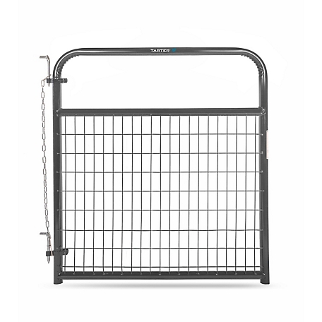 Tarter 4 ft. 2 x 4 Wire Filled Gate, 26 lb., Gray