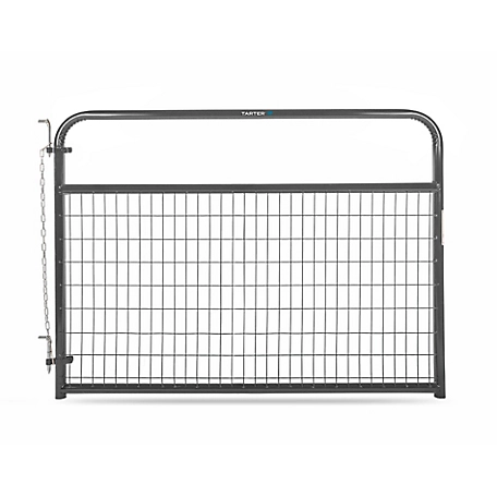 Tarter 6 ft. 2 x 4 Wire Filled Gate, 35 lb., Gray