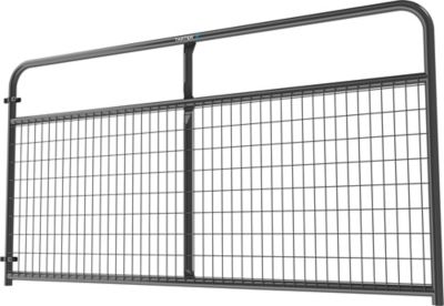 Image showing  8 ft. x 50 in. Wire Filled Gate, 2 in. x 4 in. Mesh, Gray
