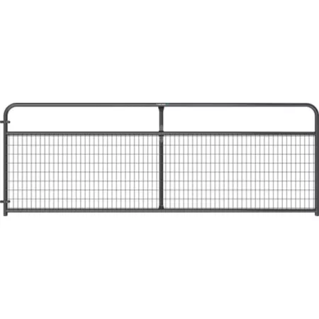 Tarter 12 ft x 50 in Wire Gate 2 in x 4 in Mesh Gray Corral Panels & Gates