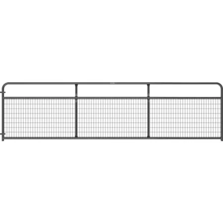 Tarter 16 ft x 50 in Wire Gate 2 in x 4 in Mesh Gray Corral Panels & Gates