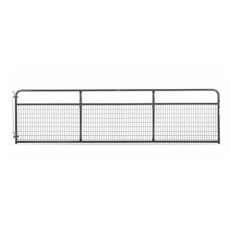 Tarter 16 ft. 2 x 4 Wire Filled Gate, Gray