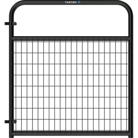 Tarter 4 ft x 50 in Wire Filled Barrier 2 in x 4 in Mesh 26 lb Black Corral Panels & Gates