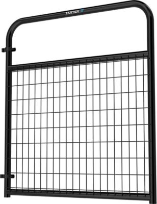 Image showing  4 ft. x 50 in. Wire Filled Gate, 2 in. x 4 in. Mesh, 26 lb., Black