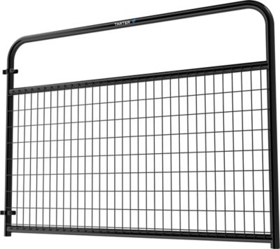 Image showing  6 ft. x 50 in. Wire Filled Gate, 2 in. x 4 in. Mesh, Black