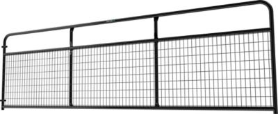 Image showing  14 ft. x 50 in. Wire Filled Gate, 2 in. x 4 in. Mesh, Black