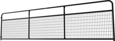 Image showing  16 ft. x 50 in. Wire Filled Gate, 2 in. x 4 in. Mesh, 83 lb., Black