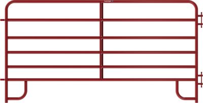 Tarter American 10 ft. x 62 in. 6-Bar Corral Panel, Red