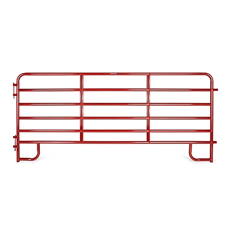 Tarter 12 ft. 6-Bar Economy Corral Panel, 58 lb., Red