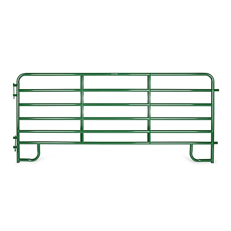 Tarter 12 ft. 2 in. 6-Bar Extra Heavy-Duty Corral Panel, Green