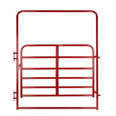 Tarter 6 ft. Walk-Thru Arch Gate, Red