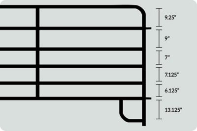 Image showing  6 ft. x 62 in. Walk-Thru Arch Gate, Green