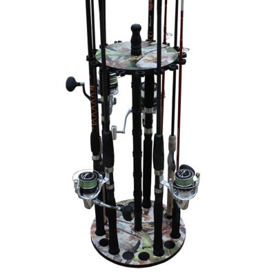 Rush Creek Creations 10-Rod Saltwater Bent Butt Floor Fishing Rod Storage  Rack at Tractor Supply Co.