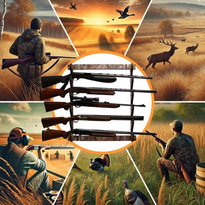 Image showing  5-Long Gun Wall Display Rack, 29.5 in. x 3.7 in. x 33 in., Realtree Xtra Camo