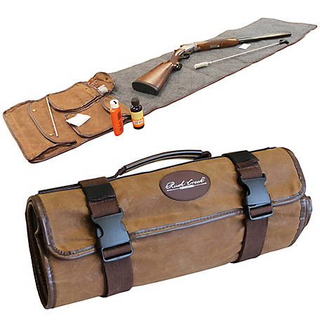 TOURBON Long Gun Rifle Roll-up Cleaning Mat with Tool Kit Pockets Special Offer 