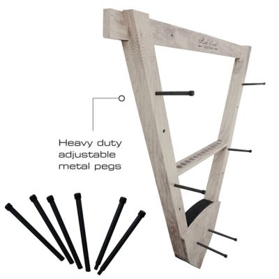 Image showing 5 th Rush Creek Creations Barn Wood 3-in-1 12-Arrow Bow Rack