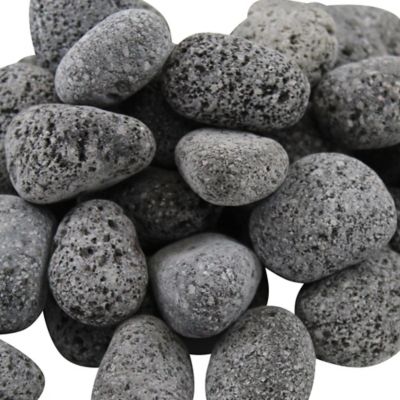 Image showing  20 lb. Black Lava Pebbles
