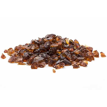 Margo Garden Products 1/4 in. 20 lb. Amber Landscape Glass
