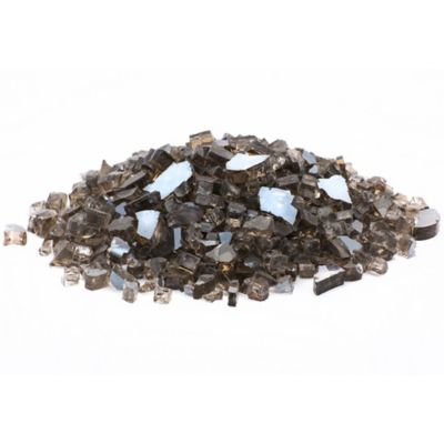 Margo Garden Products 1/4 in. 20 lb. Bronze Reflective Fire Glass