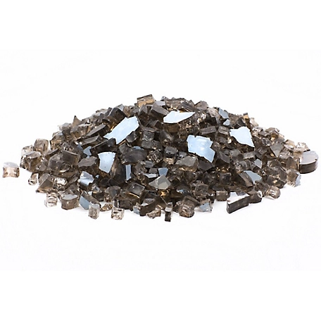 Margo Garden Products 1/2 in. 20 lb. Bronze Reflective Fire Glass