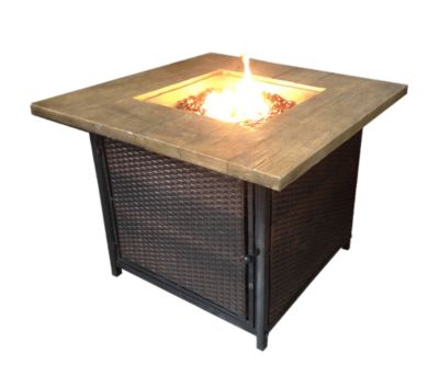 Image showing  1/4 in. 20 lb. Gold Reflective Fire Glass