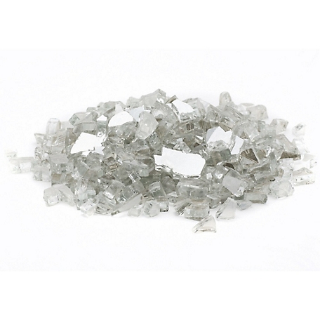 Margo Garden Products 1/4 in. 20 lb. Crystal Reflective Fire Glass
