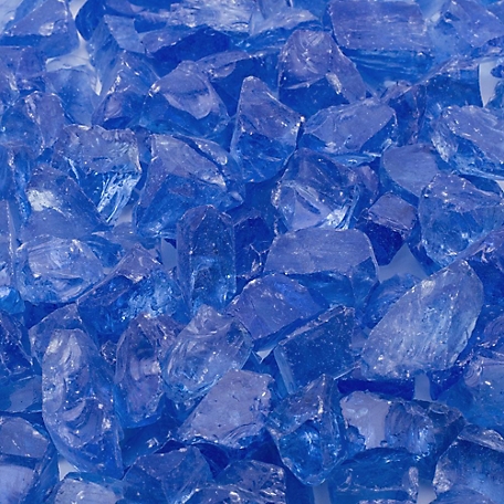 Margo Garden Products 1/2 in. 25 lb. Royal Blue Landscape Glass