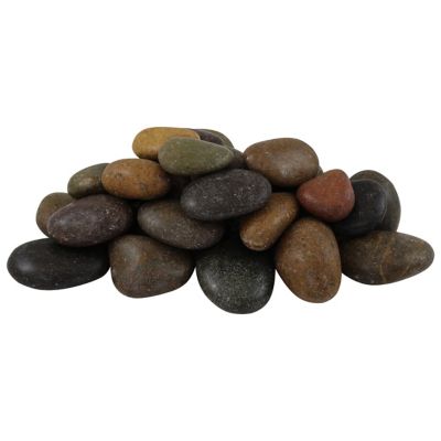 Image showing  0.5-1.5 in. Mixed Polished Pebbles, 20 lb.
