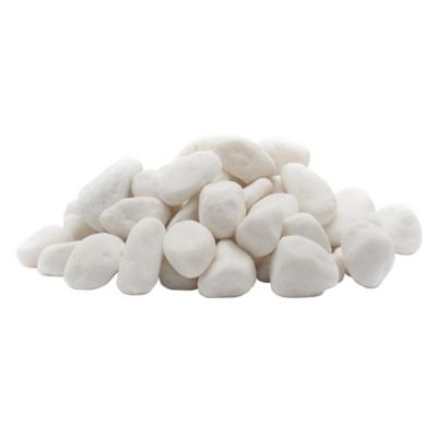 Rain Forest 20 lb. Mini Snow White Pebbles