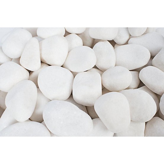 Rain Forest 1 in. to 2 in., 20 lb. Medium Snow White Pebbles Rain Forest 1 in. to 2 in., 20 lb. Medium Snow White Pebbles