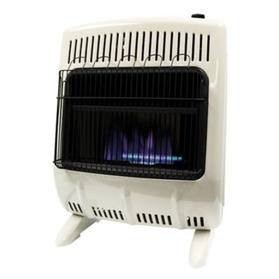 Mr. Heater 20,000 BTU Vent-Free Liquid Propane Blue Flame Heater This heater is good heating the rooms during the really cold spell we had