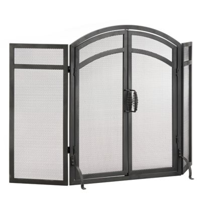 Image showing  32 in. x 50.5 in. Heavy-Duty Fireplace Screen