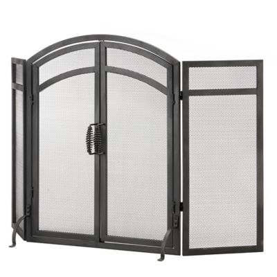 Image showing  32 in. x 50.5 in. Heavy-Duty Fireplace Screen