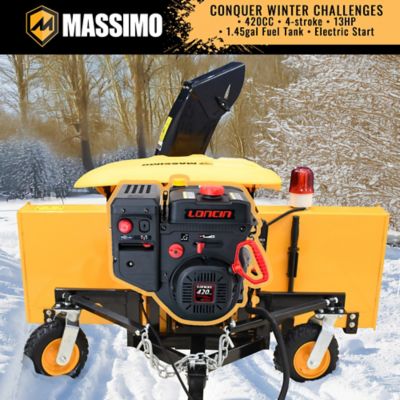 Image showing  60 in. Universal 420cc UTV Snow Blower Attachment